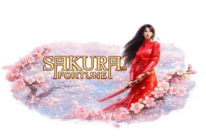 Sakura Fortune Japanese cherry blossom pokie at Surge Casino